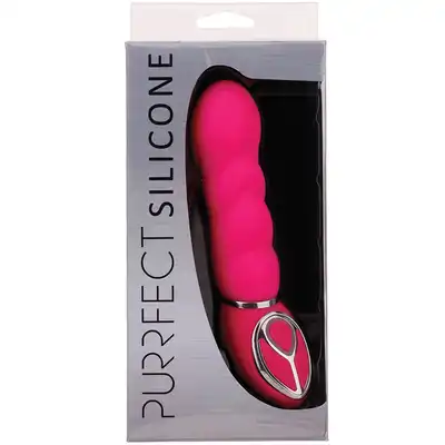 Wibrator-PURRFECT SILICONE VIBRATOR PINK