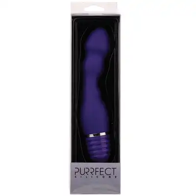Masażer/anal-PURRFECT SILICONE ANAL VIBE 6INCH PURPLE