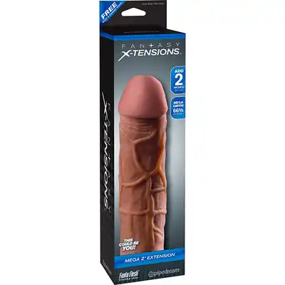 X-Tensions - Mega 2 Extension. Bardzo realistyczna przedłużka + 51 mm! 66% więcej grubości!