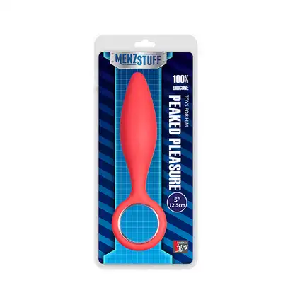 Plug-MENZSTUFF PEAKED PLEASURE RED