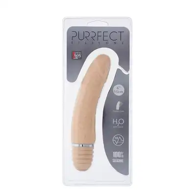 Wibrator-PURRFECT SILICONE VIBRATOR 6INCH FLESH