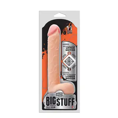 Wibrator-BIGSTUFF DUAL MOTOR 11INCH FLESH