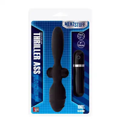 Plug/vibr-MENZSTUFF THRILLER ASS BLACK