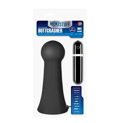 Plug/vibr-MENZSTUFF VIBRATING BUTTCRASHER BULBOUS