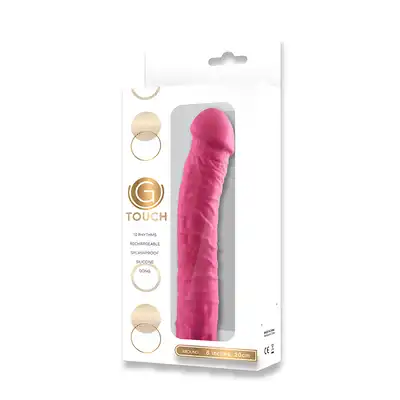 Wibrator-G-TOUCH VIBRATOR 8INCH PINK