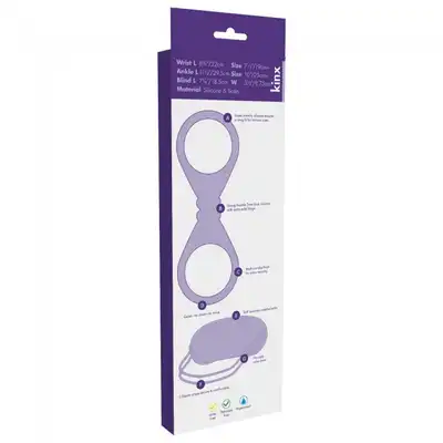 Kajdanki-Bound To Please Blindfold Wrist and Ankle Cuffs