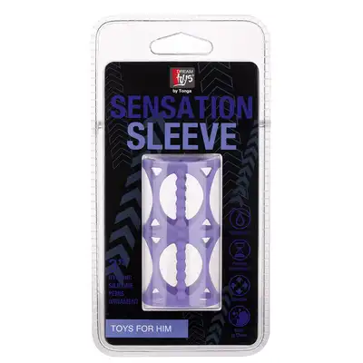 Stymulator-NEON SENSATION SLEEVE PURPLE