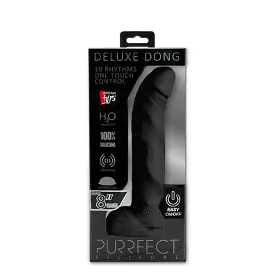 Wibrator-PURRFECT SILICONE DELUXE ONE TOUCH 8INCH