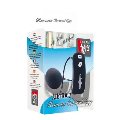 Jajko/wibr-ULTRA 7 REMOTE CONTROL VIBR. EGG BLACK