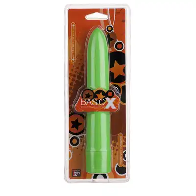 Wibrator-BASICX MULTISPEED VIBRATOR GREEN 7INCH