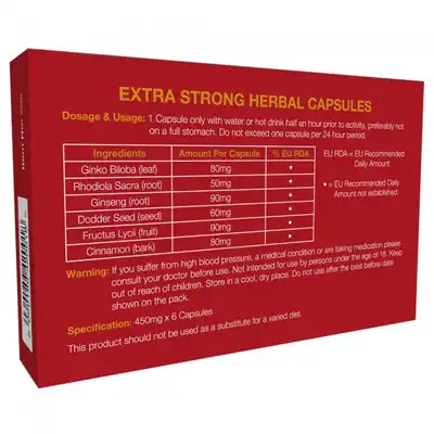 Extra Strong - Mocny Ziołowy Suplement Diety dla Mężczyzn – Tradycyjna Tybetańska Receptura