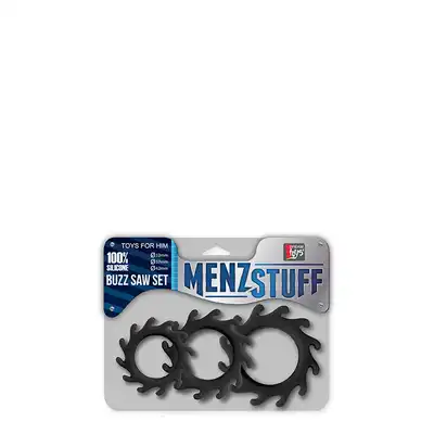 Zestaw-MENZSTUFF BUZZ SAW COCK RING SET