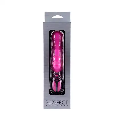 Wibrator-PURRFECT SILICONE 10FUNCT. DUO VIBE PINK