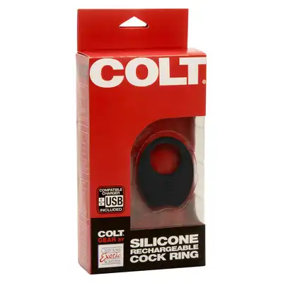 Pierścień-COLT RECHARGEABLE COCK RING BLACK