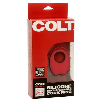 Pierścień-COLT RECHARGEABLE COCK RING RED