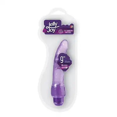 Wibrator-JELLY JOY 9INCH 10 RHYTHMS - PURPLE