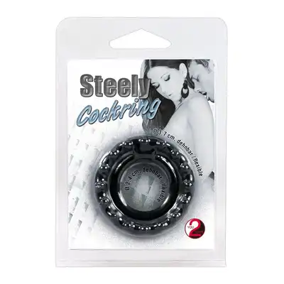 Pierścień-5070320000 Steely Cockring-Wibrator