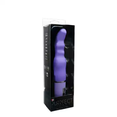 Wibrator-PURRFECT SILICONE DELUXE VIBE PURPLE