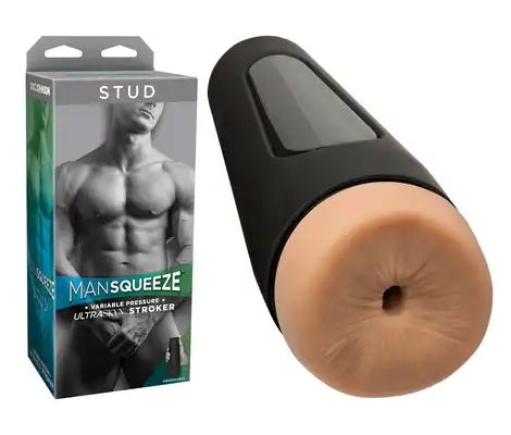 Man Squeeze -  Ultraskyn Strokers. Masturbatory z regulowaną ciasnością oraz siłą ssania. 