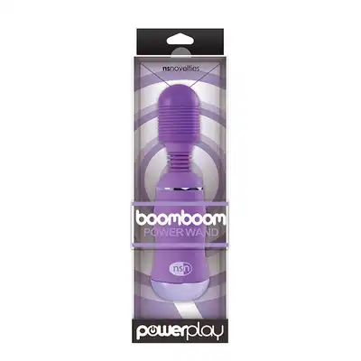 Stymulator-POWERPLAY BOOMBOOM POWER WAND PURPLE