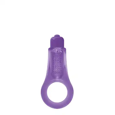 Pierścień-FIREFLY VIBRATING COUPLES RING PURPLE