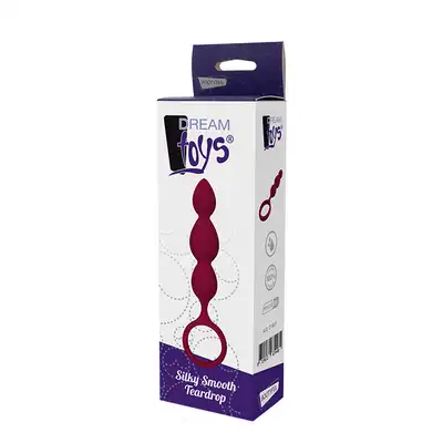 Plug/kulki-DREAM TOYS SILKY SMOOTH TEARDROP