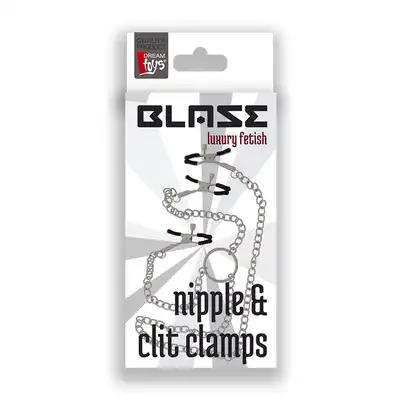Stymulator-BLAZE NIPPLE &amp; CLIT CLAMPS
