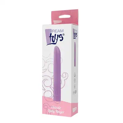 Wibrator-DREAM TOYS CLASSIC LADY FINGER PURPLE