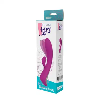 Wibrator-DREAM TOYS ROCKING BUNNY PURPLE