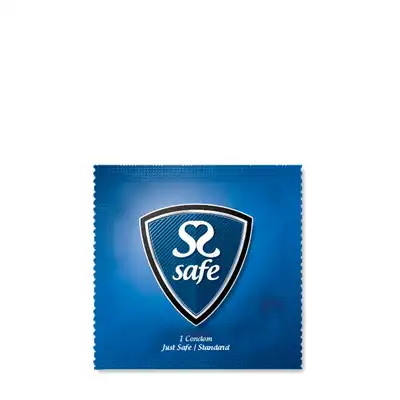 Prezerwatywy-SAFE JUST SAFE CONDOMS (STANDARD) 5PC