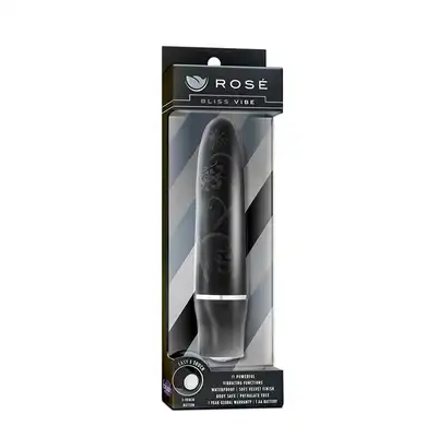 Wibrator-ROSE BLISS VIBE BLACK