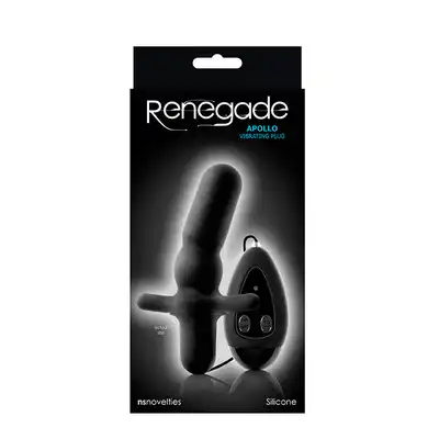 Plug/vibr-RENEGADE APOLLO VIBRATING PLUG BLACK