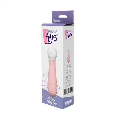 Wibrator-DREAM TOYS RIBBED BABY BOO PINK