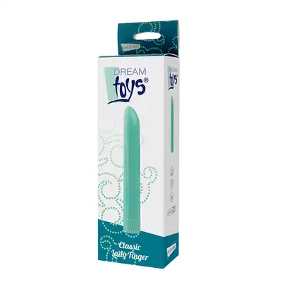 Wibrator-DREAM TOYS CLASSIC LADY FINGER AQUA