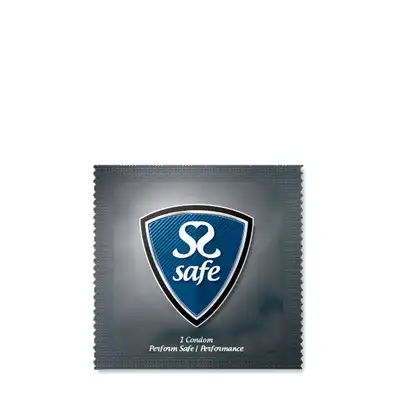 Prezerwatywy-SAFE PERFORM SAFE CONDOMS (DELAY) 5PCS