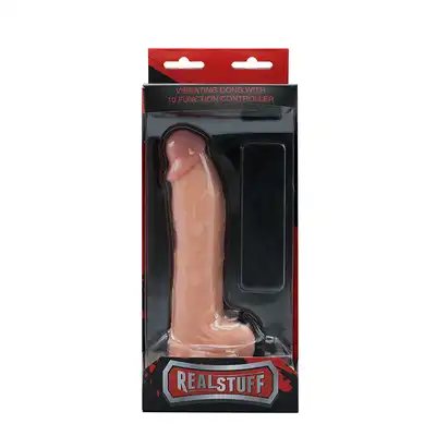 Wibrator-REALSTUFF 6.5INCH VIBRATOR FLESH