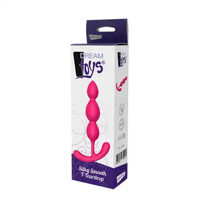 Plug-DREAM TOYS SILKY SMOOTH T-TEARDROP