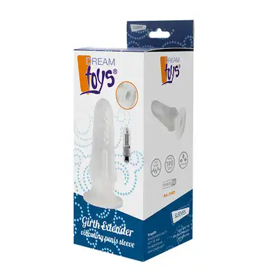 Stymulator-DREAM TOYS GIRTH EXTENDER VIBRATING