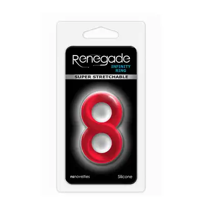 Pierścień-RENEGADE INFINITY RING RED