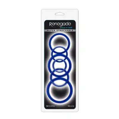 Zestaw-RENEGADE BUILD A CAGE RINGS BLUE