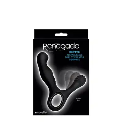 Plug/prostata-RENEGADE REVIVE PROSTATE MASSAGER BLACK