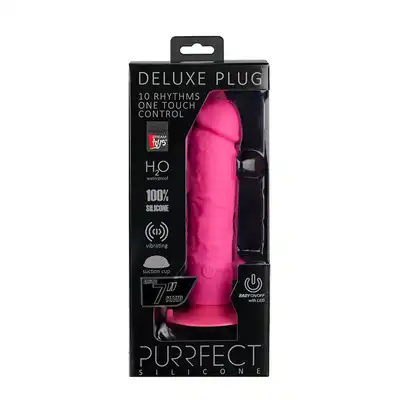 Wibrator-PURRFECT SILICONE ONE TOUCH PINK