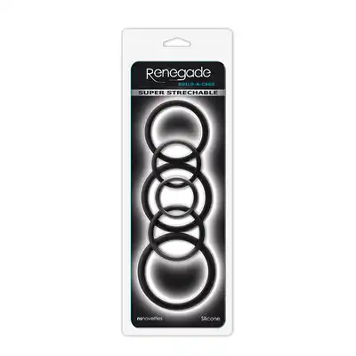 Zestaw-RENEGADE BUILD A CAGE RINGS BLACK