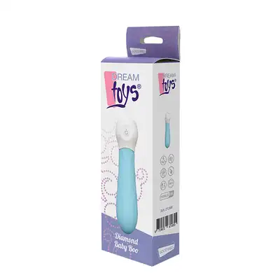 Wibrator-DREAM TOYS DIAMOND BABY BOO BLUE