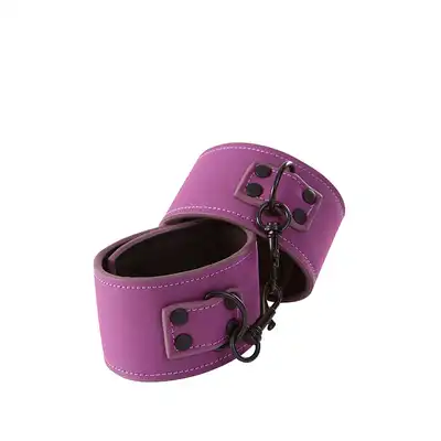 Kajdanki-LUST BONDAGE WRIST CUFF PURPLE