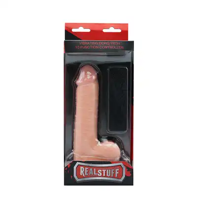 Wibrator-REALSTUFF 6.5INCH DONG FLESH