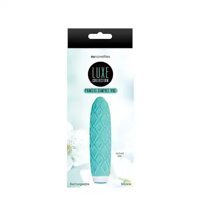 Wibrator-LUXE COMPACT VIBE PRINCESS TURQUOISE