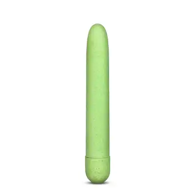 Gaia  - Zielony wibrator Gaia Eco Green Biofeel. Pierwszy na świecie model wibratora biodegradowalnego. Nieduży 14.5 cm