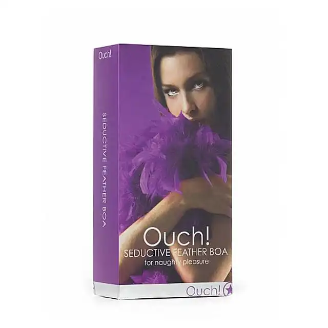 Ouch! - Seductive Feather Boa Purple. Boa z fioletowych piór. Mega sale!