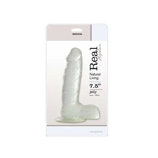 Real Rapture -  Realistyczne Dildo Żelowe 7,5"- 19 cm.